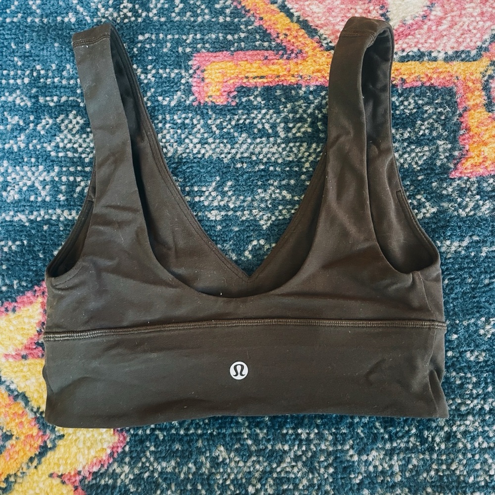 LIKE NEW - Brown Lululemon Align V-Neck Sports Bra